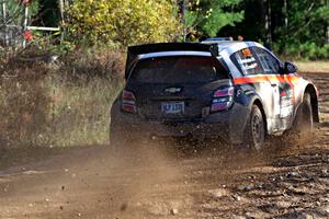 Arek Bialobrzeski / Aris Mantopoulos Chevy Sonic LS on SS12, Two Mile Creek II.