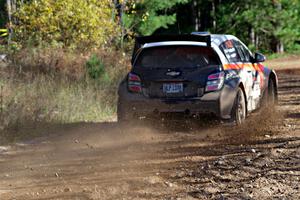 Arek Bialobrzeski / Aris Mantopoulos Chevy Sonic LS on SS12, Two Mile Creek II.