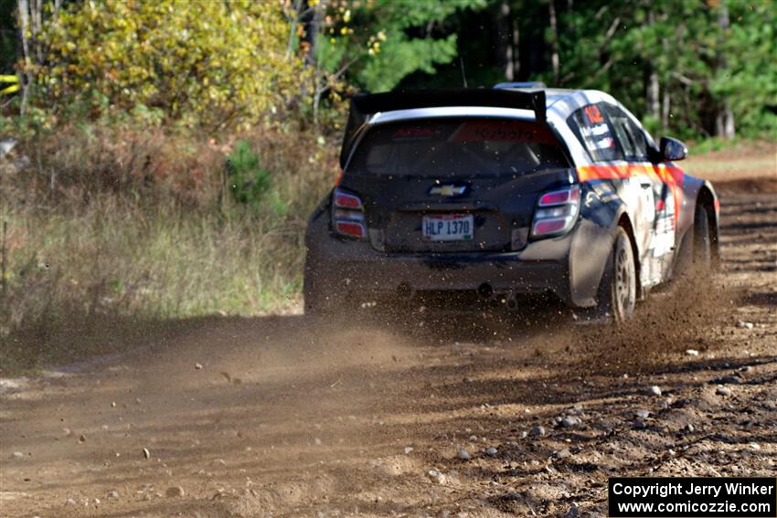 Arek Bialobrzeski / Aris Mantopoulos Chevy Sonic LS on SS12, Two Mile Creek II.