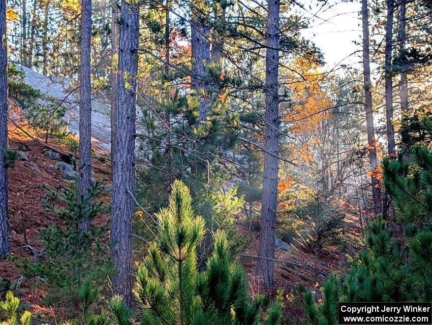 Very cool glacial outcropping alongside of SS9, Two Mile Creek I.