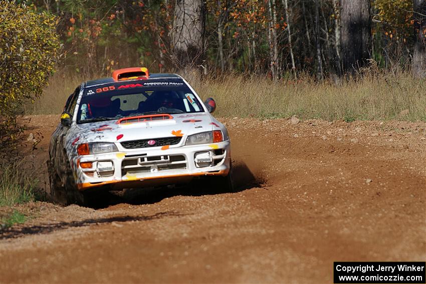 Richard Donovan / Greg Donovan Subaru Impreza on SS12, Two Mile Creek II.