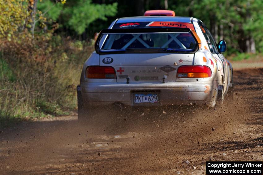 Richard Donovan / Greg Donovan Subaru Impreza on SS12, Two Mile Creek II.