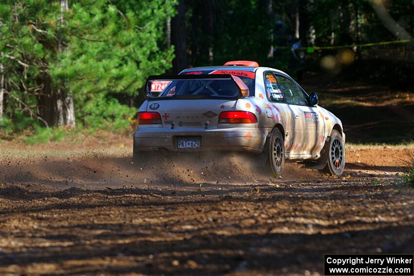 Richard Donovan / Greg Donovan Subaru Impreza on SS12, Two Mile Creek II.