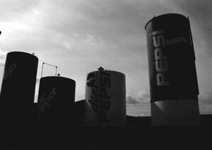 Pop can silos in Utah.