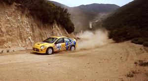 Chris Whiteman / Mike Paulin Dodge Neon SXT on the practice stage