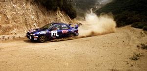 Ralph Kosmides	 / Jimmy Brandt Subaru WRX on the practice stage