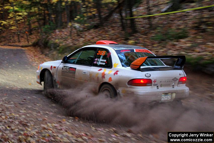 Richard Donovan / Greg Donovan Subaru Impreza on SS15, Mount Marquette.