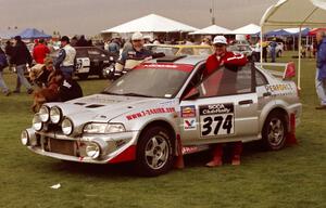 Leon Styles / John Dillon Mitsubishi Lancer Evo 6 at Parc Expose