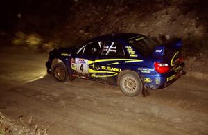 Mark Lovell / Steve Turvey Subaru WRX STi on SS3