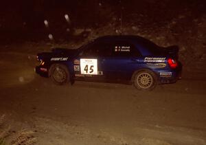 Shane Mitchell / Paul Donnelly Subaru WRX on SS3