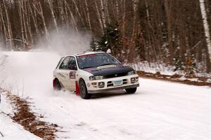 Aidan Hicks / John Hicks Subaru Impreza Wagon on SS1, Nemadji Trail East I.