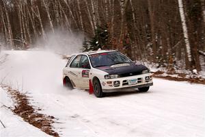Aidan Hicks / John Hicks Subaru Impreza Wagon on SS1, Nemadji Trail East I.