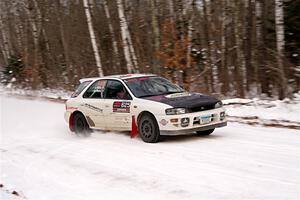 Aidan Hicks / John Hicks Subaru Impreza Wagon on SS1, Nemadji Trail East I.