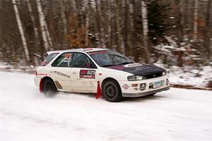 Aidan Hicks / John Hicks Subaru Impreza Wagon on SS1, Nemadji Trail East I.