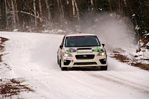 Jamey Randall / Andrew Rausch Subaru WRX on SS1, Nemadji Trail East I.