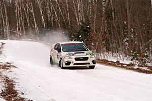 Jamey Randall / Andrew Rausch Subaru WRX on SS1, Nemadji Trail East I.