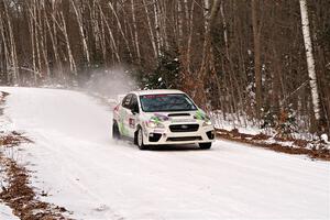 Jamey Randall / Andrew Rausch Subaru WRX on SS1, Nemadji Trail East I.