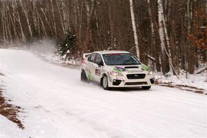Jamey Randall / Andrew Rausch Subaru WRX on SS1, Nemadji Trail East I.