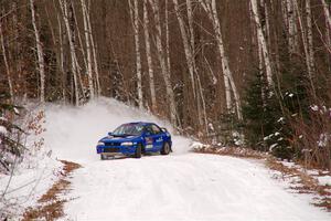 Connor Himes / Elliot Prusi Subaru Impreza on SS1, Nemadji Trail East I.