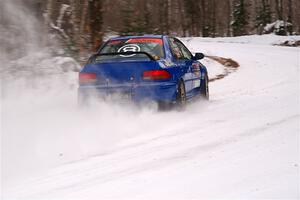 Connor Himes / Elliot Prusi Subaru Impreza on SS1, Nemadji Trail East I.