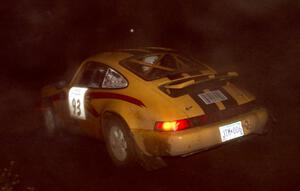 The Bob Olson / Conrad Ketelsen Porsche 911 on SS3 just yards before going off the road.