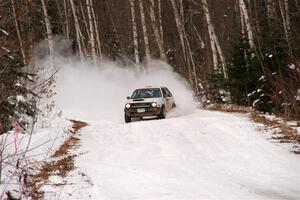Josh Nykanen / Charlotte Himes VW GTI on SS1, Nemadji Trail East I.
