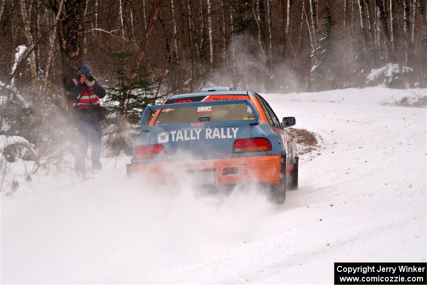 Tyler Matalas / Jake Robinson Subaru Impreza LX on SS1, Nemadji Trail East I.