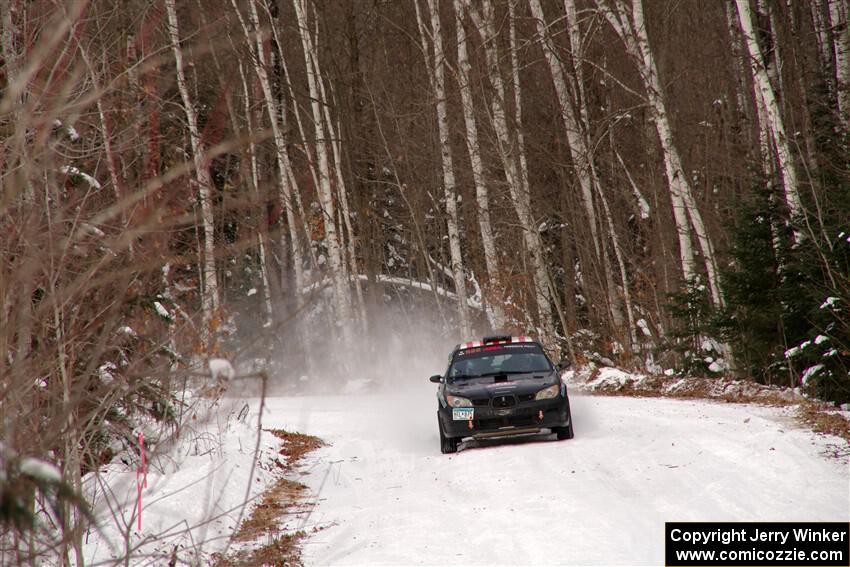 Matt James / Jackie James Subaru Impreza on SS1, Nemadji Trail East I.