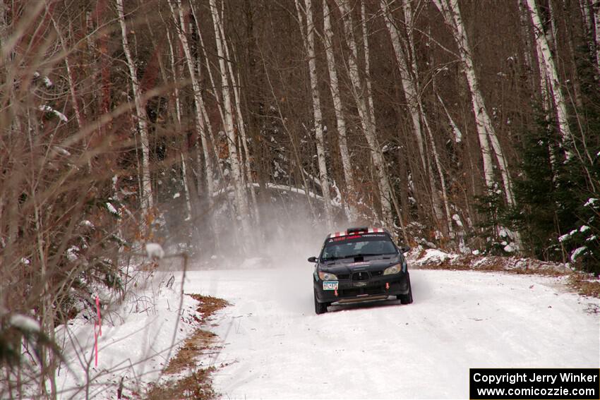 Matt James / Jackie James Subaru Impreza on SS1, Nemadji Trail East I.