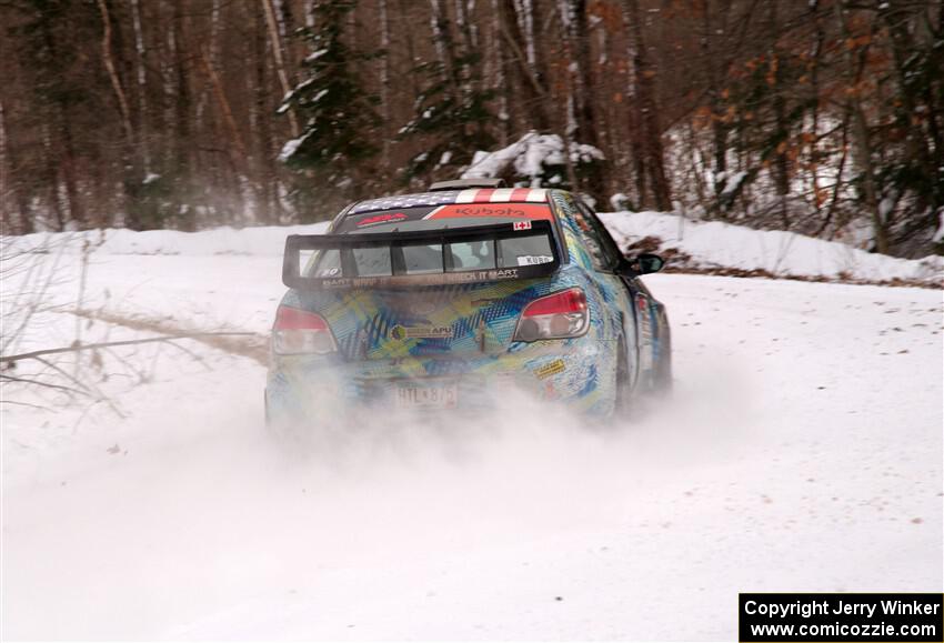 Matt James / Jackie James Subaru Impreza on SS1, Nemadji Trail East I.