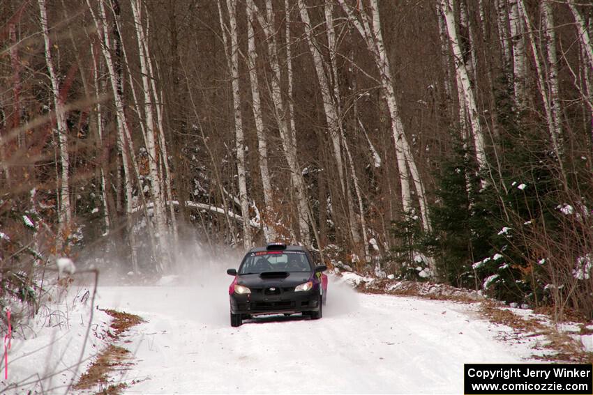 Colin Gleason / Marc Gutenberger Subaru Impreza 2.5RS on SS1, Nemadji Trail East I.