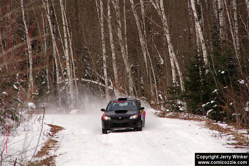 Colin Gleason / Marc Gutenberger Subaru Impreza 2.5RS on SS1, Nemadji Trail East I.