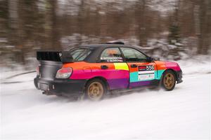 Colin Gleason / Marc Gutenberger Subaru Impreza 2.5RS on SS1, Nemadji Trail East I.