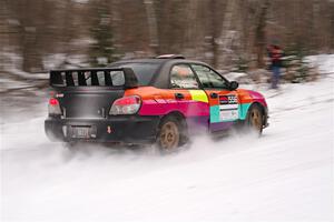 Colin Gleason / Marc Gutenberger Subaru Impreza 2.5RS on SS1, Nemadji Trail East I.