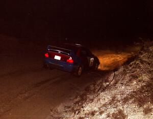 George Plsek / Jeff Burmeister Mitsubishi Lancer Evo 6 on SS6