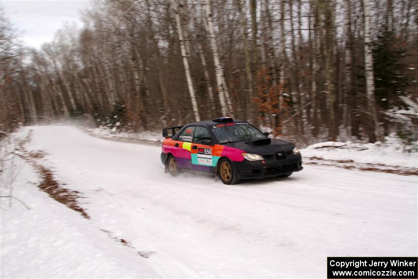Colin Gleason / Marc Gutenberger Subaru Impreza 2.5RS on SS1, Nemadji Trail East I.