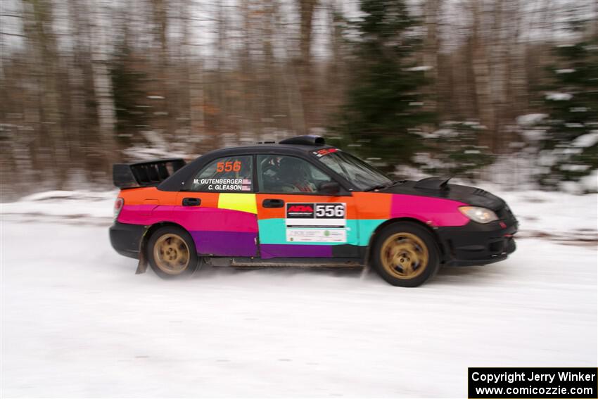 Colin Gleason / Marc Gutenberger Subaru Impreza 2.5RS on SS1, Nemadji Trail East I.