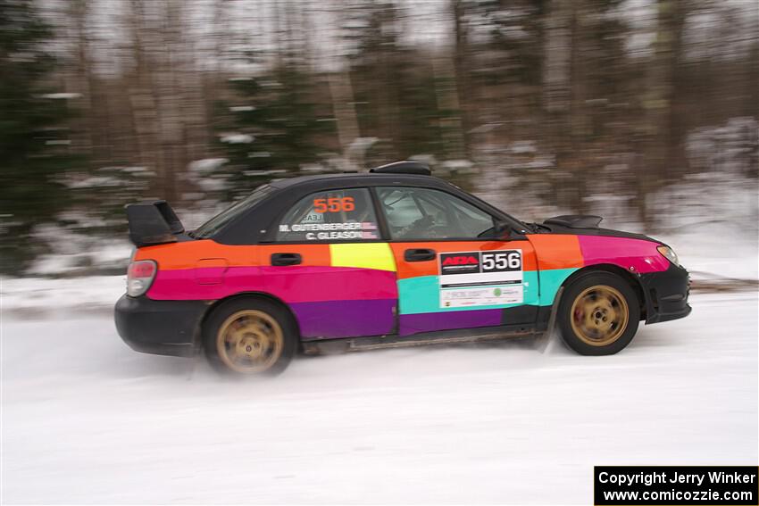 Colin Gleason / Marc Gutenberger Subaru Impreza 2.5RS on SS1, Nemadji Trail East I.