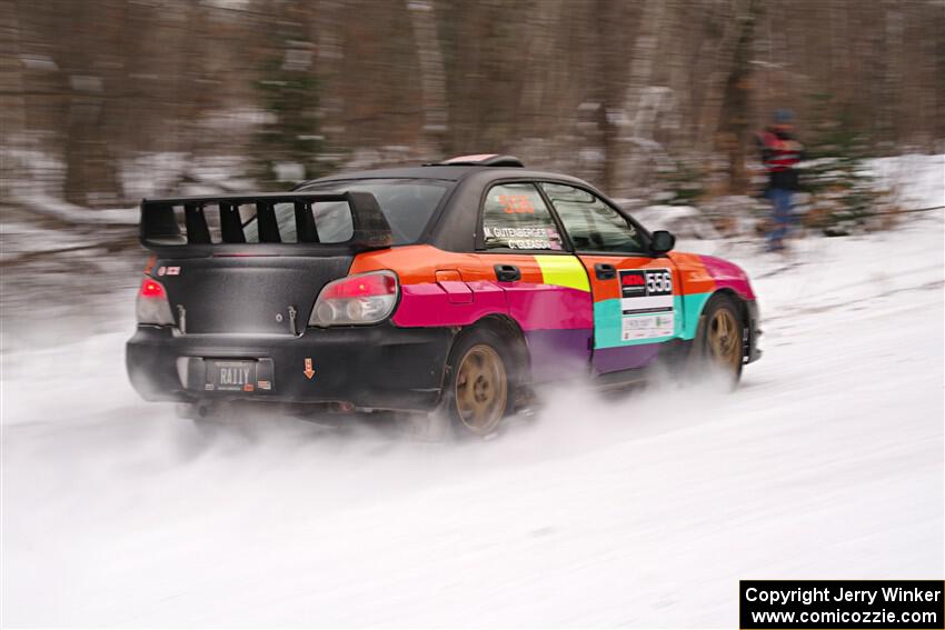 Colin Gleason / Marc Gutenberger Subaru Impreza 2.5RS on SS1, Nemadji Trail East I.