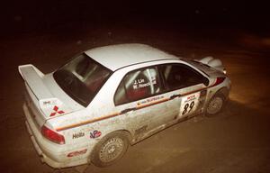 Wolfgang Hoeck	 / Julie Lin Mitsubishi Lancer Evo 7 on SS6