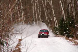 Nino Ortega / Peyton Goldenstein VW GTI on SS1, Nemadji Trail East I.