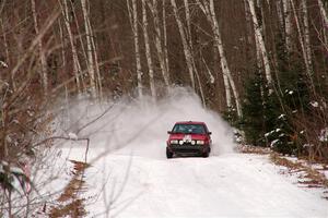 Nino Ortega / Peyton Goldenstein VW GTI on SS1, Nemadji Trail East I.