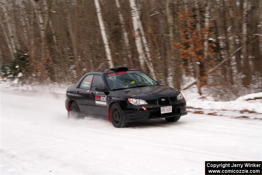 Jonah Becken / Peyton Reece Subaru Impreza 2.5i on SS1, Nemadji Trail East I.