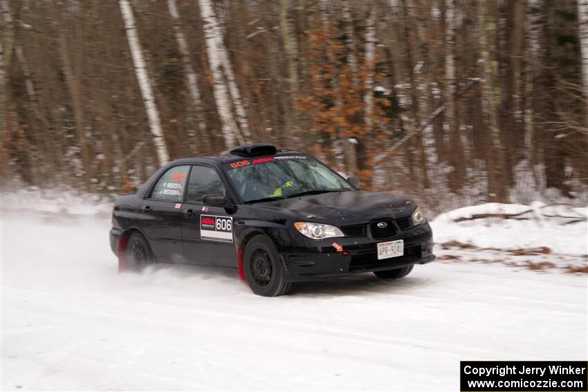 Jonah Becken / Peyton Reece Subaru Impreza 2.5i on SS1, Nemadji Trail East I.