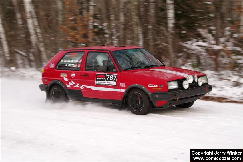 Nino Ortega / Peyton Goldenstein VW GTI on SS1, Nemadji Trail East I.