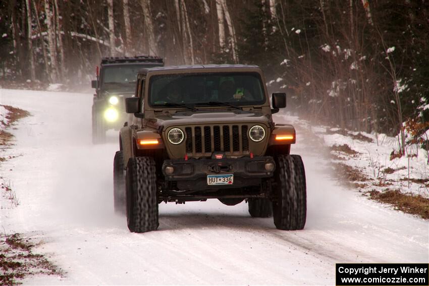 A Jeep Wrangler Rubicon and Jeep Wrangler sweep SS1, Nemadji Trail East I.
