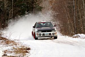 Aidan Hicks / John Hicks Subaru Impreza Wagon on SS2, Nemadji Trail West I.