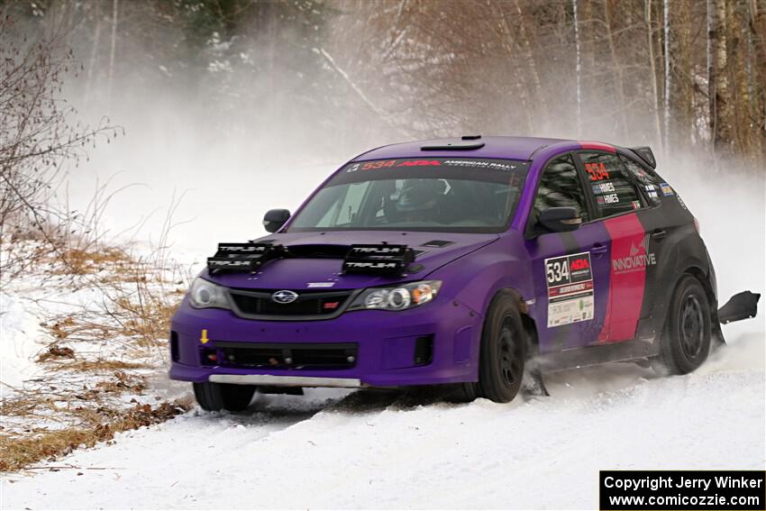 Silas Himes / Guinevere Himes Subaru WRX STi on SS2, Nemadji Trail West I.