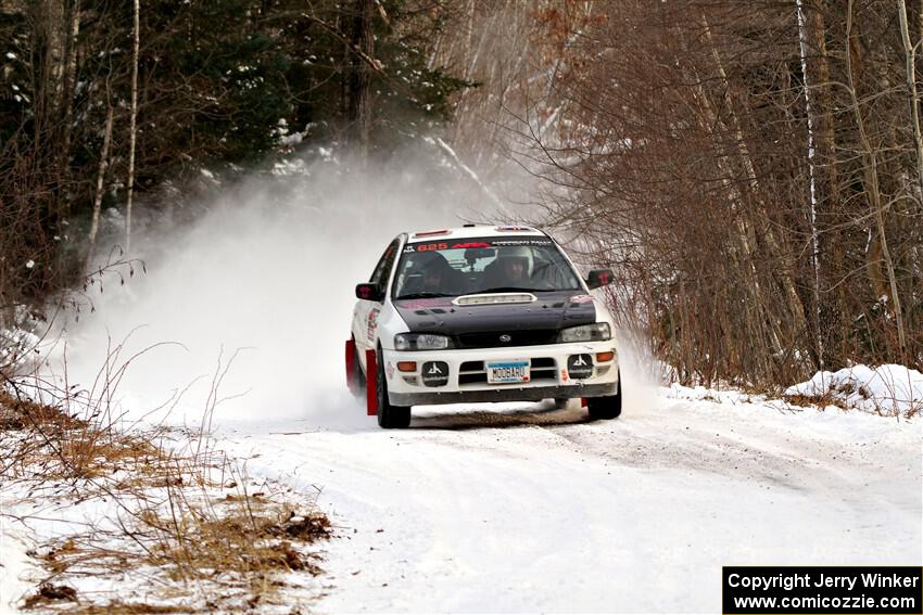 Aidan Hicks / John Hicks Subaru Impreza Wagon on SS2, Nemadji Trail West I.