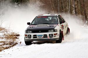 Aidan Hicks / John Hicks Subaru Impreza Wagon on SS2, Nemadji Trail West I.